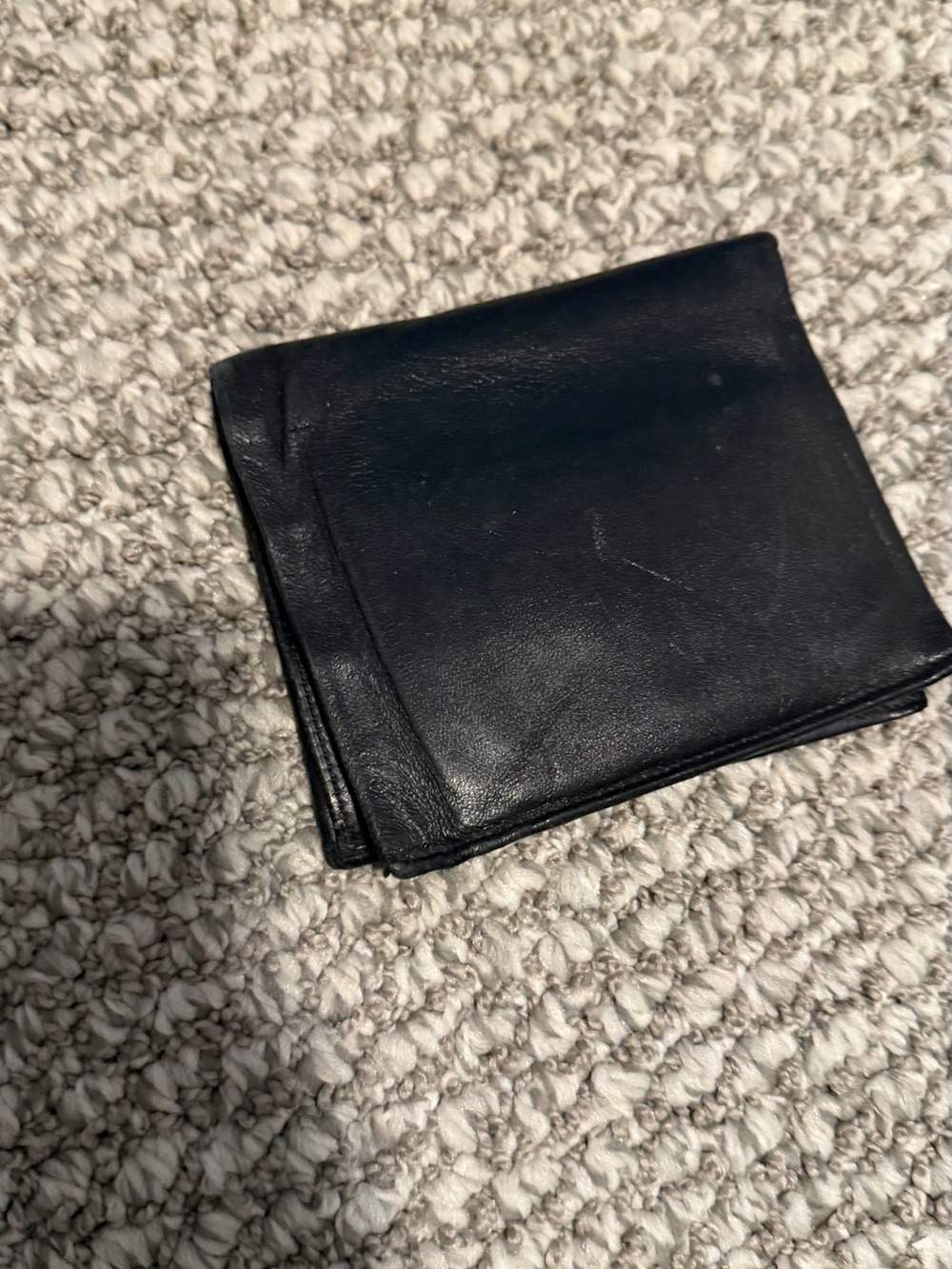 Classic Black Leather Wallet
